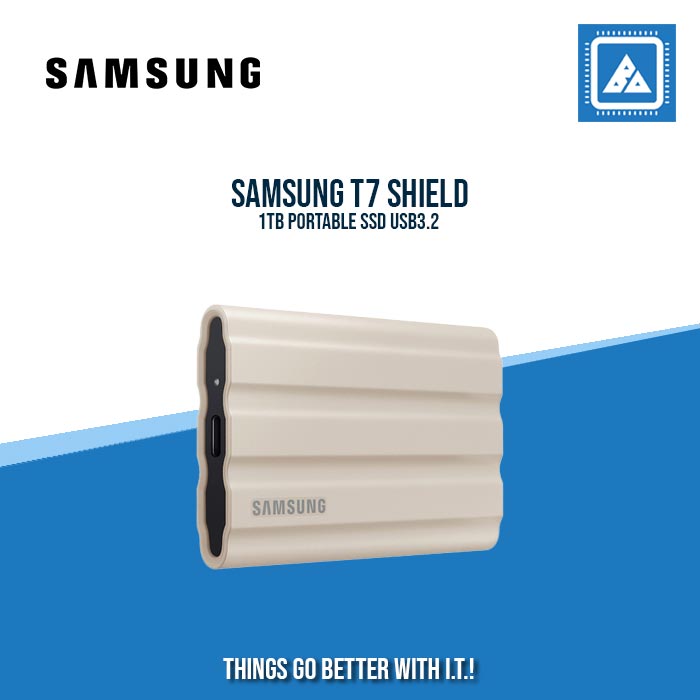 SAMSUNG T7 SHIELD 1TB PORTABLE SSD USB3.2 SAMSUNG T7 SHIELD 1TB PORTABLE SSD USB3.2